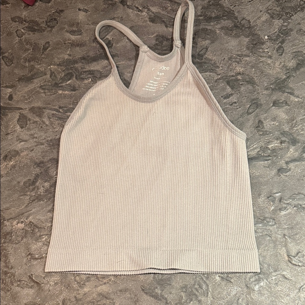 Crop Grey Tank